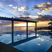 Beach-Side Infinity Pool Image